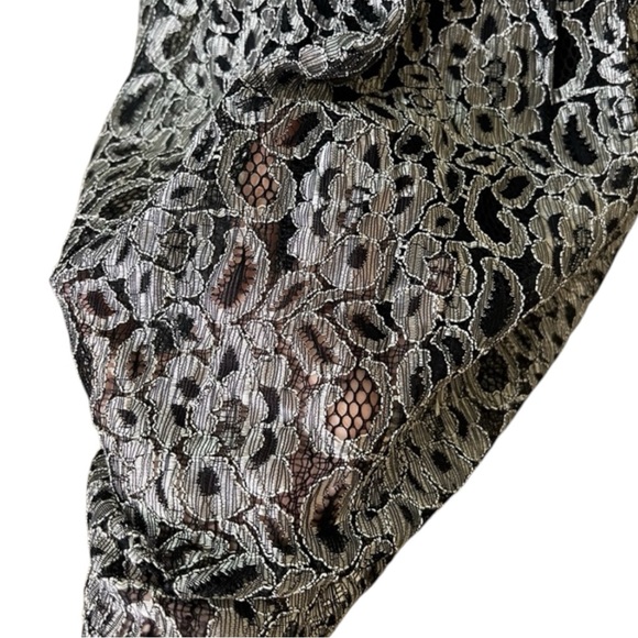 Valerie Bertinelli | Women’s Black Lace Dress Size Small - Picture 13 of 14